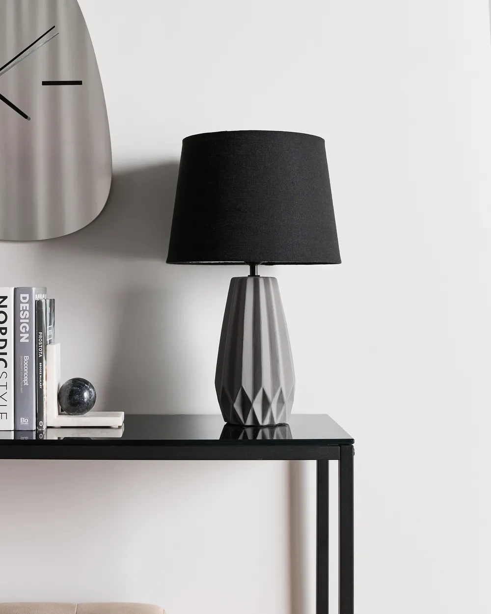 Table Lamp MONTAGUA Ceramic Grey_1032693