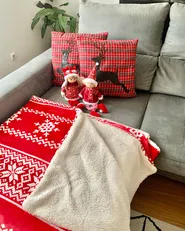Blanket VANTAA 150 x 200 cm Red_845774