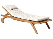 Aurinkotuolin pehmuste CESANA PREMIUM 192 x 56 cm Vaaleanbeige_988025