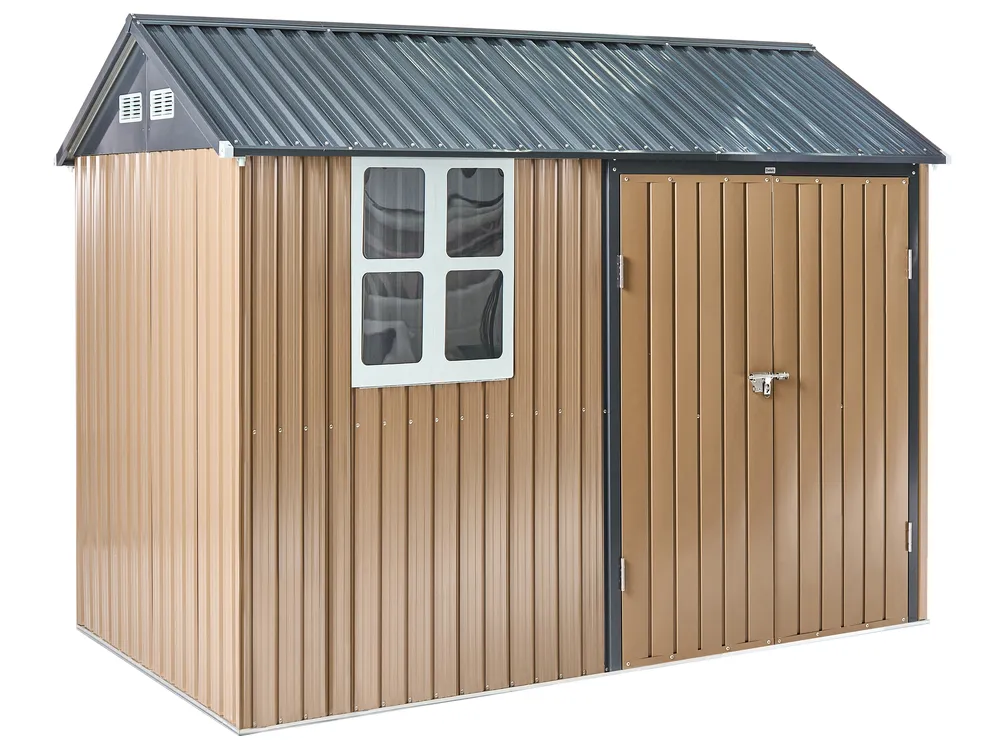 Garden Shed Brown NOCCIANO Various Sizes
