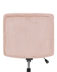 Desk Chair GEDDES Corduroy Pastel Pink_1077029