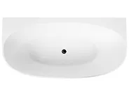 Back to Wall Bathtub PARNAIBA 1600 x 800 mm White_1168371
