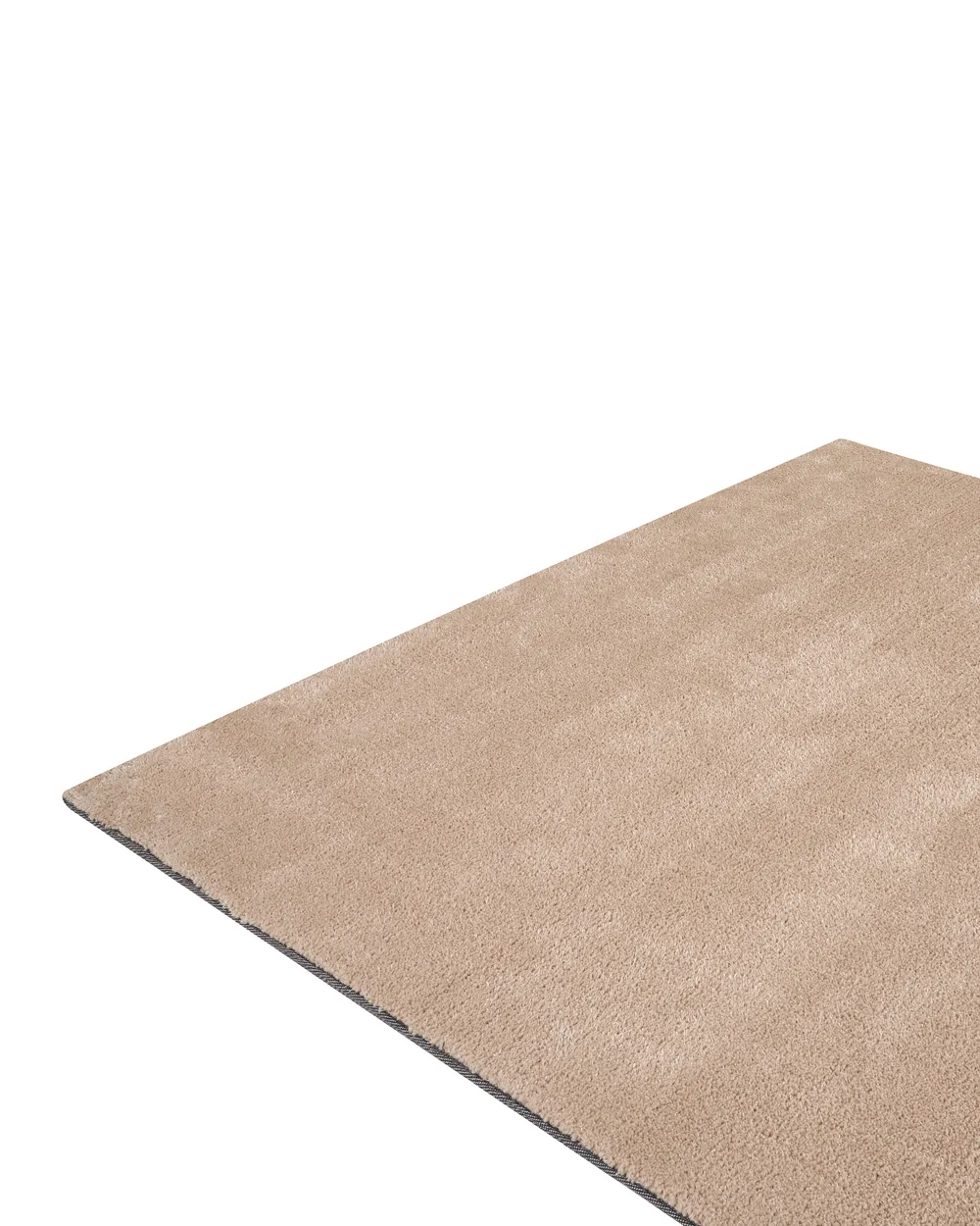 Shaggy Rug DEMRE Sand Beige 140 x 200 cm_1076932