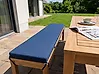Bench Seat Pad Cushion MONSANO 168 x 35 cm Blue