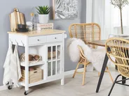 Kitchen Trolley GENOA White_790723