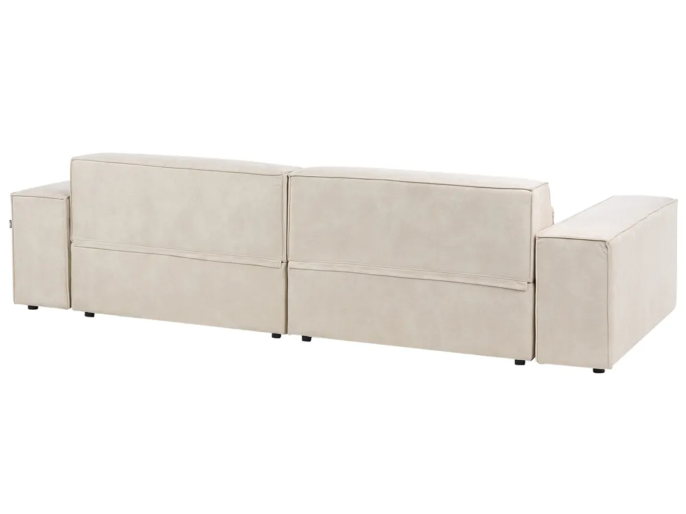 Moduulisohva 2-istuttava HELLNAR Sametti Vaaleanbeige_910684