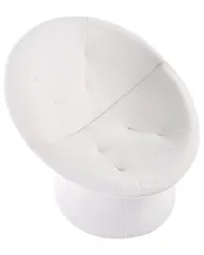 Swivel Armchair RINGSTED Boucle Off-White_1063432