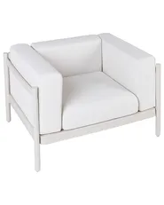 Set of 2 Garden Armchairs FERRETTI Light Beige_931265