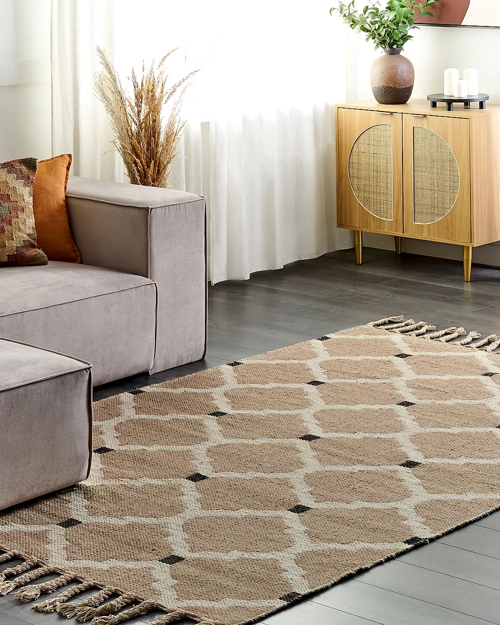 Rug ORENCIK Beige 160 x 230 cm Jute_1183623