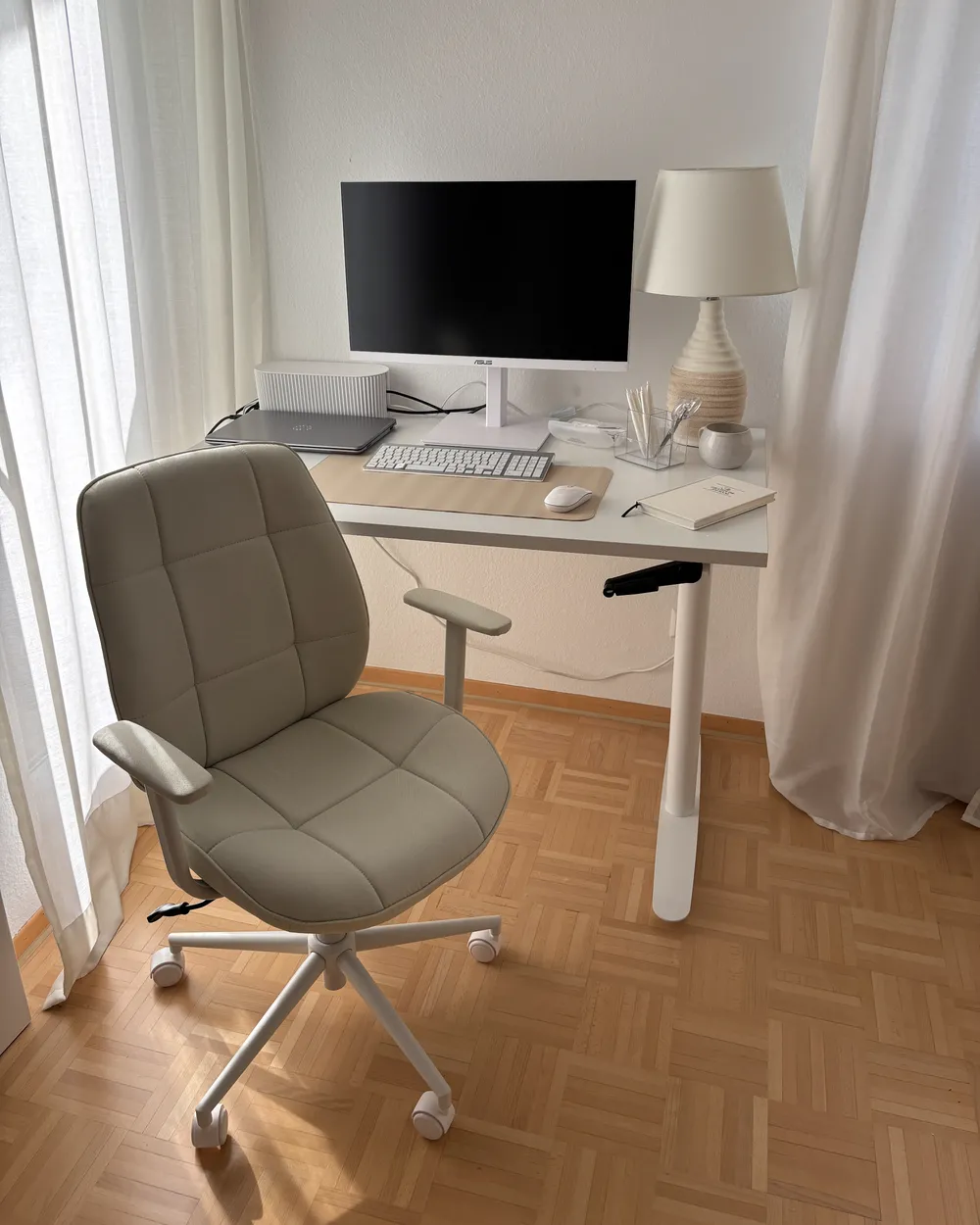 Office Chair CARLTON Fabric Mint Green_1018131