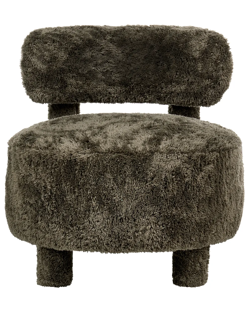 Armchair HAMINA Faux Fur Dark Green_1072150