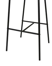 Set of 2 Bar Chairs KIANA Light Beige_908111