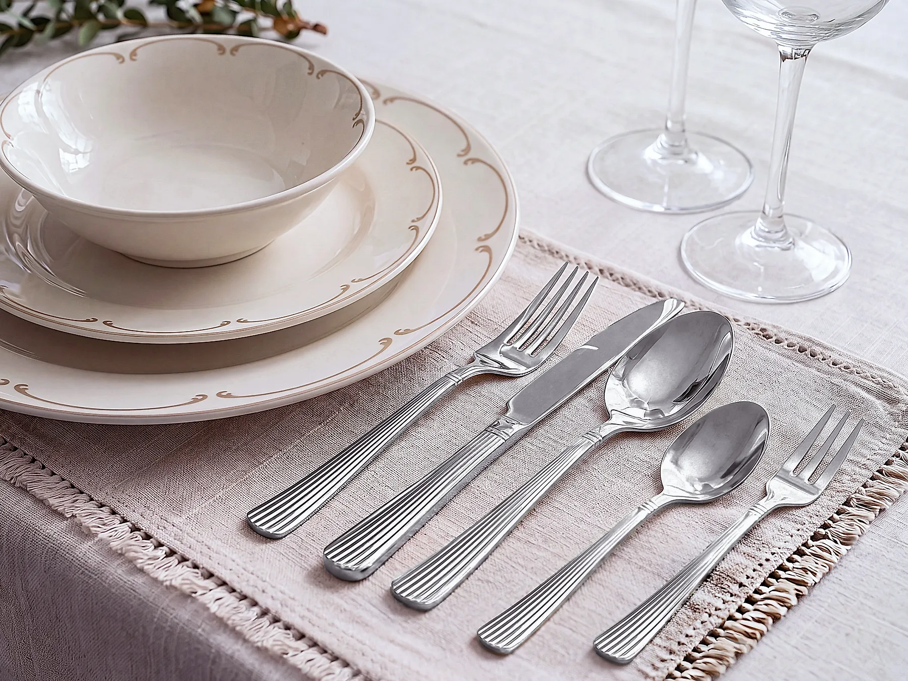30 Piece Cutlery Set TROFIE Silver_1180136