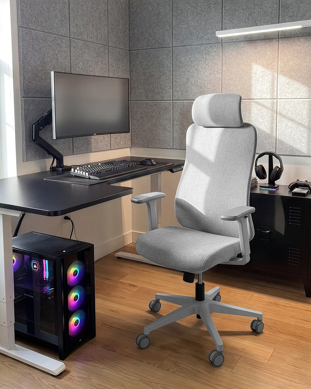 Office Chair NEMOAR Light Grey_1151355