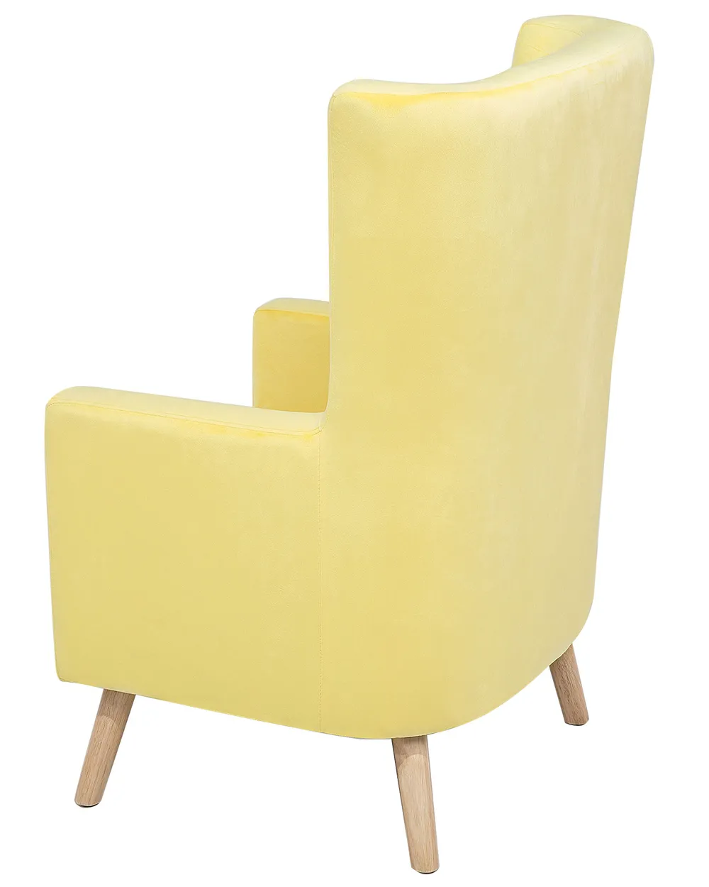 Wingback-tuoli ONEIDA Sametti Keltainen_698267
