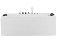 Kulmaporeamme LED-valolla MOOR 173 x 81 cm Valkoinen_773050
