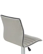 Set of 2 Bar Chairs LUCERNE Swivel Light Beige_685908
