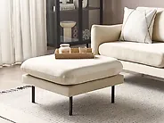 Ottoman VINTERBRO Velvet Light Beige_1173690