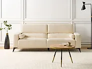 Sofa 3 Seater ANGE Boucle Off-White_1183530