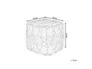 Pouffe ORAI Wool Black/ White_763398
