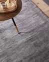 Rug GESI II Dark Grey 160 x 230 cm Viscose
