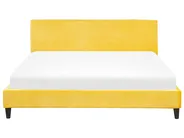 Bed Frame Cover Velvet FITOU 180 x 200 cm Yellow_777157