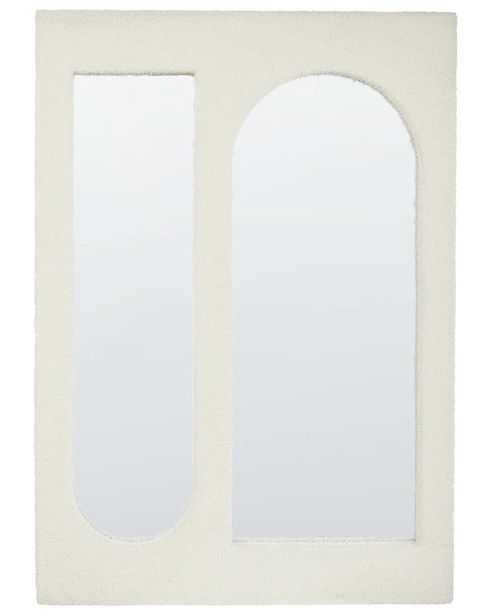 Wall Mirror MARCIGNY 70 cm 100 cm Boucle Off-White_916375