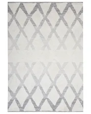 Matta PENDIK Ljusbeige 140 x 200 cm Bomull_857614