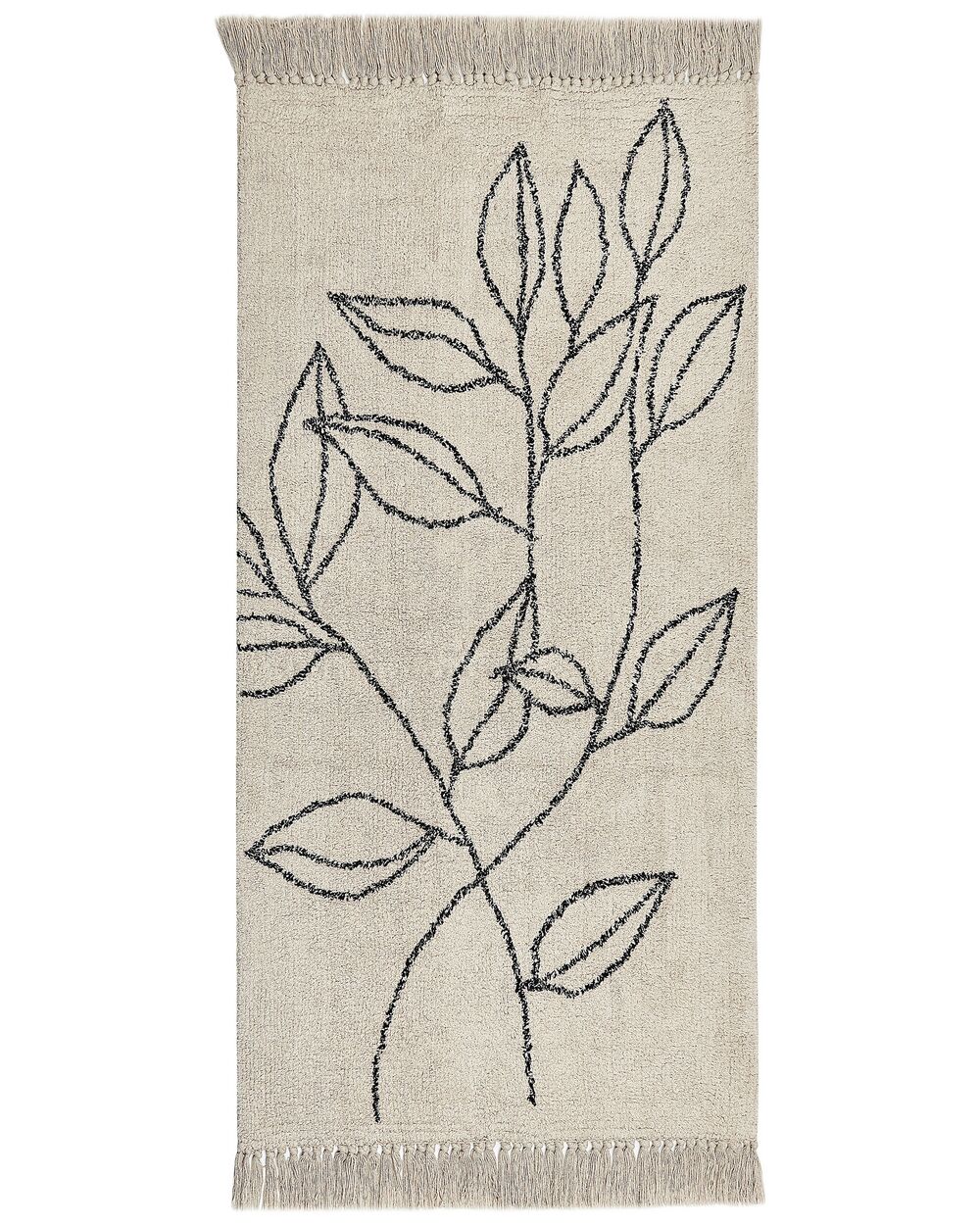 Matta SAZLI Beige 80 x 150 cm Bomull