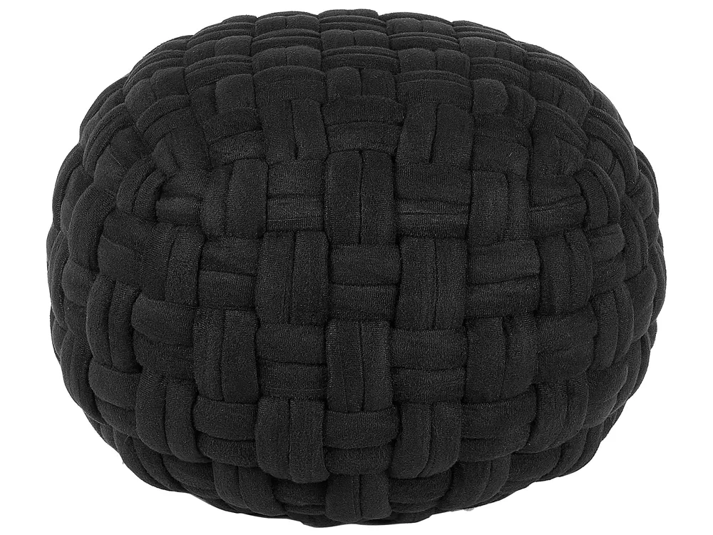 Pouffe HOPA Velvet Black