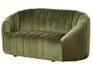 Living Room Set 6 Seater MALUNG Velvet Dark Green_884243