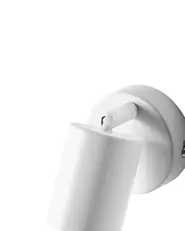 Set of 2 Wall Lamps NYANDO Metal White_1028978