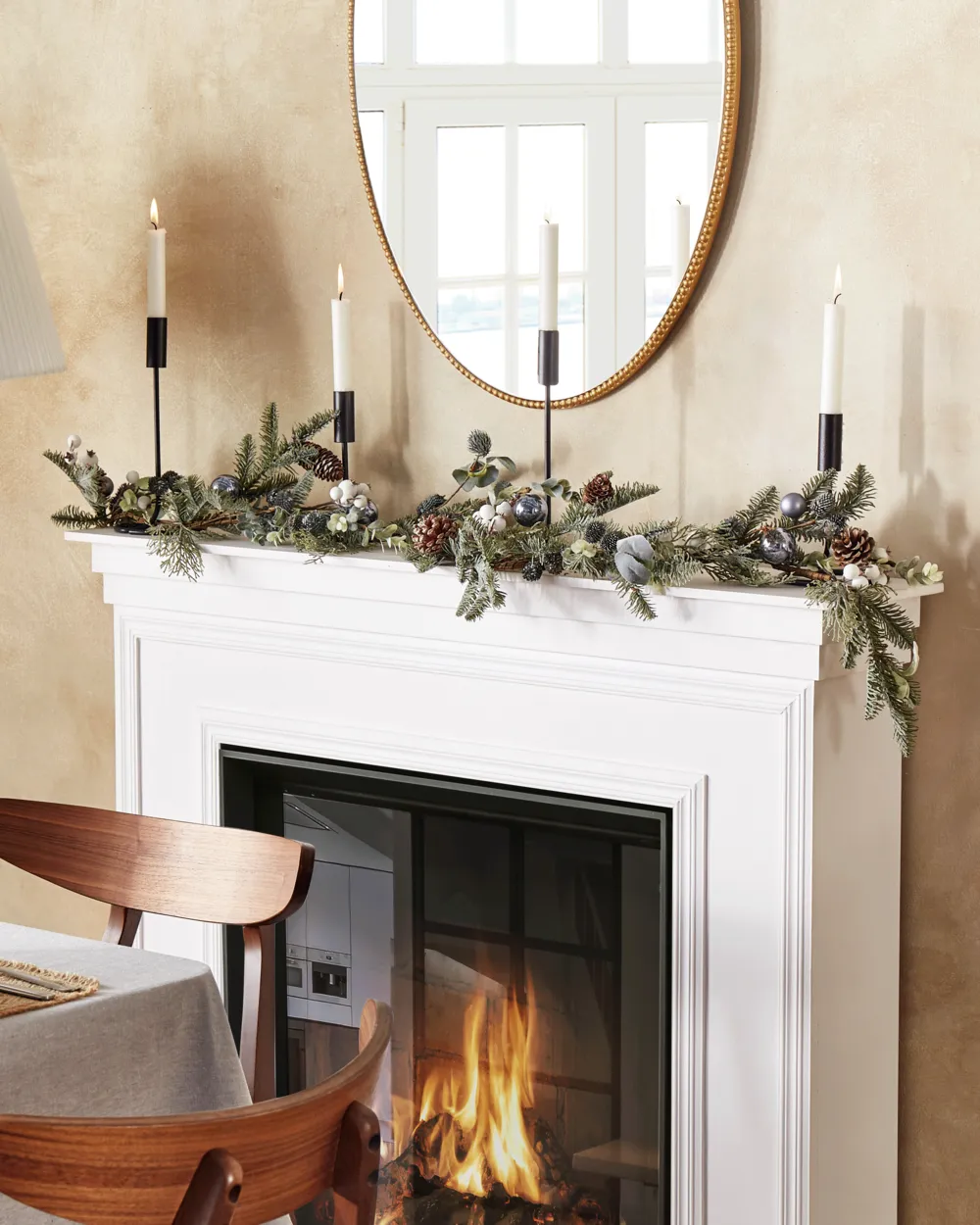 Christmas Garland HUELVA 150 cm Green_1178537