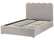 Ottoman Bed NANTERRE Chenille Taupe 120 x 200 cm (EU Small Double)_1082432