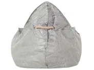 Sittsäck 200 L DROP 63 cm 75 cm Ljusgrå_798956
