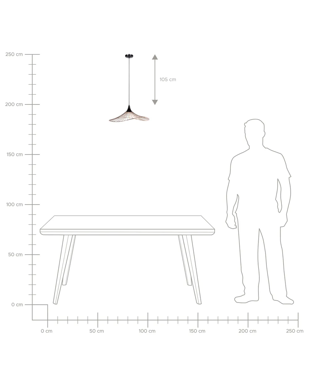 Pendant Lamp MAZARO Metal Copper_709057