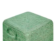 Sittpuff DHADAR Jute Grön_860843