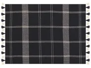 Blanket KULAC Cotton 130 x 170 cm Black_864078