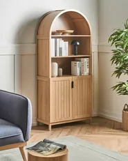 Shelving Unit COOLAH 180 cm Light Brown_1076312