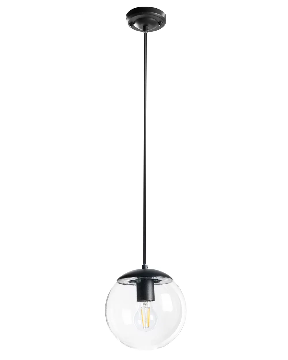 Outdoor Pendant Lamp BLEES Metal Black_1108481