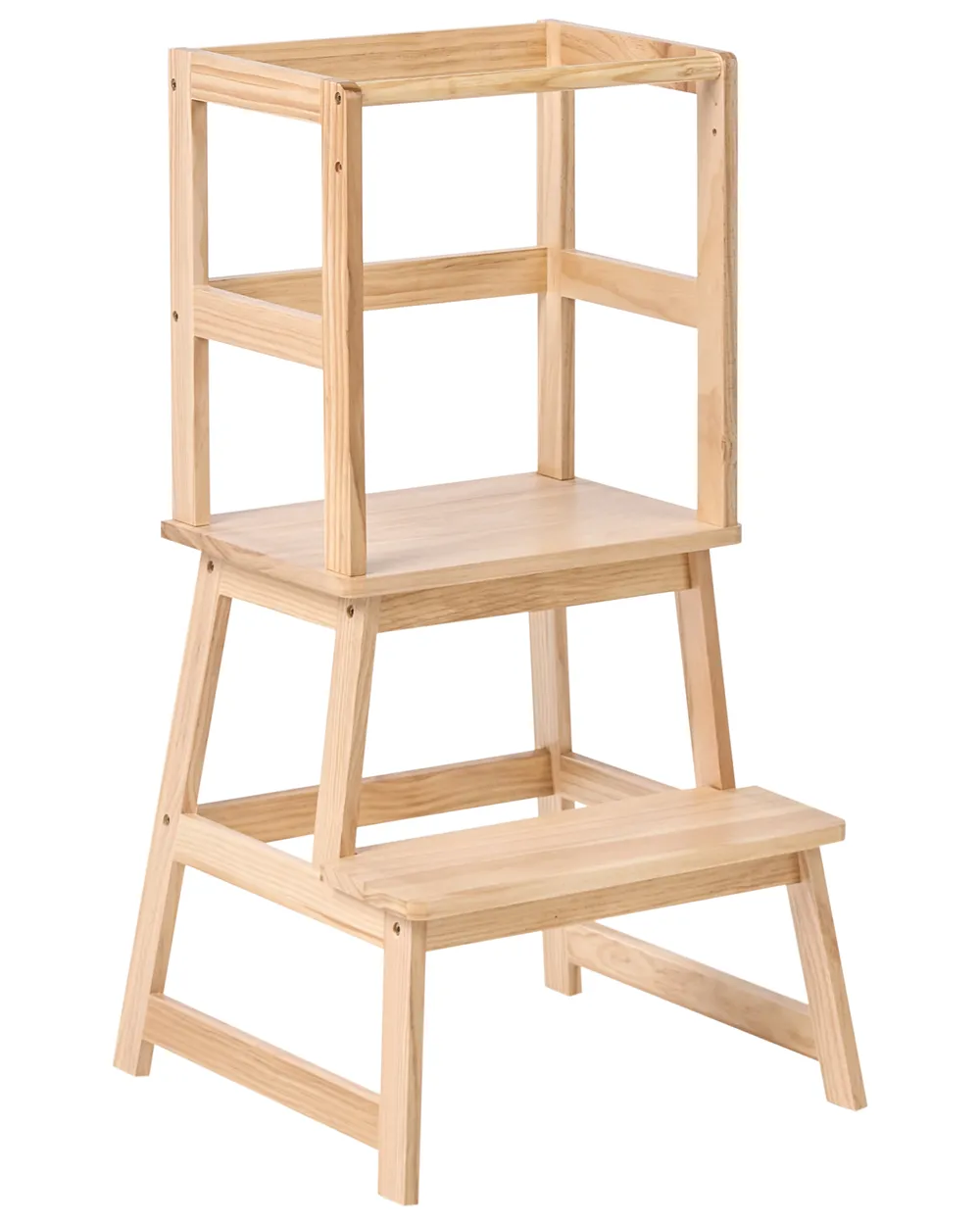 Kitchen Helper BREMER Pine Wood Light Brown