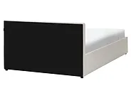 Seng med oppbevaring LAURESSES Gråbrun 160 x 200 cm_1153573