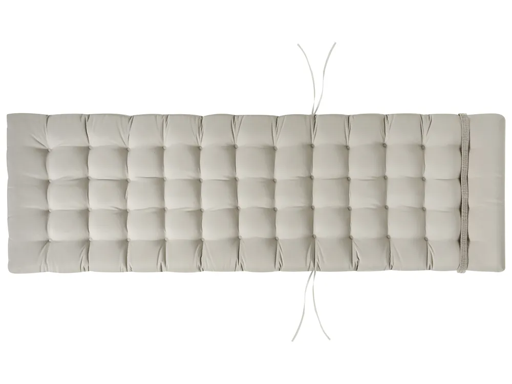 Pute til solseng CESANA PREMIUM 192 x 56 cm Gråbrun_988066
