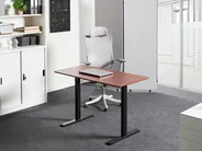 Electric Adjustable Standing Desk TAVARES 120 cm 60 cm Brown/ Black_975755