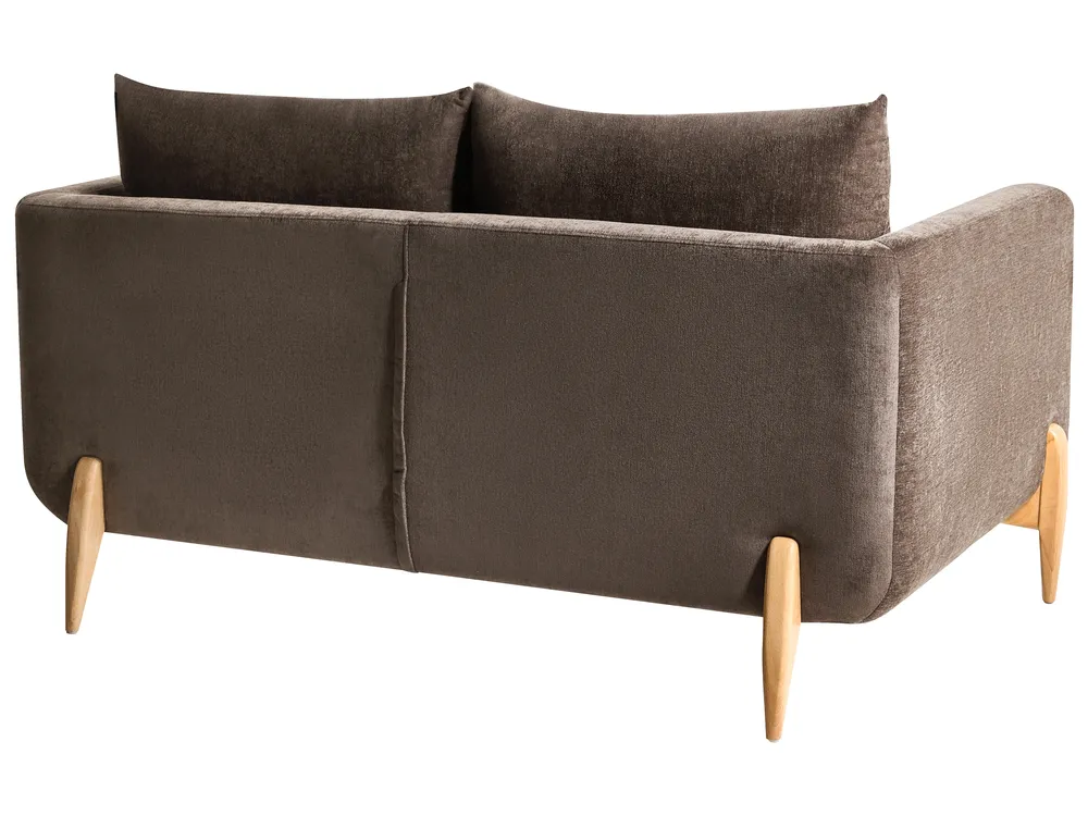 Sofa 2 Seater GIMO Chenille Dark Brown_1036227