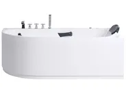 Massagebadkar SAYULA 1700 x 800 mm Vit Vänstervänd_1029508