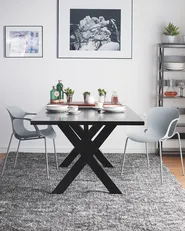 Set of 2 Dining Chairs ELBERT Light Grey_1145768