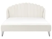 Bed Boucle AMBILLOU 180 x 200 cm (EU Super King) Off-White_967587
