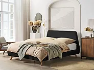 Bed Velvet VIENNE 180 x 200 cm (EU Super King) Black_1182833