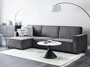 Hörnbäddsoffa 3-sits ROMEDAL II Grafitgrå Högervänd_971442